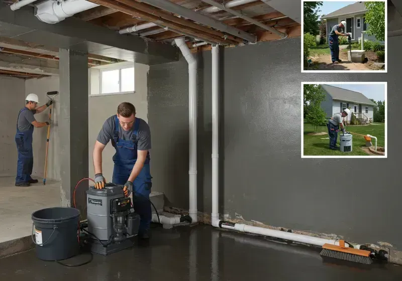 Basement Waterproofing and Flood Prevention process in Valdese, NC